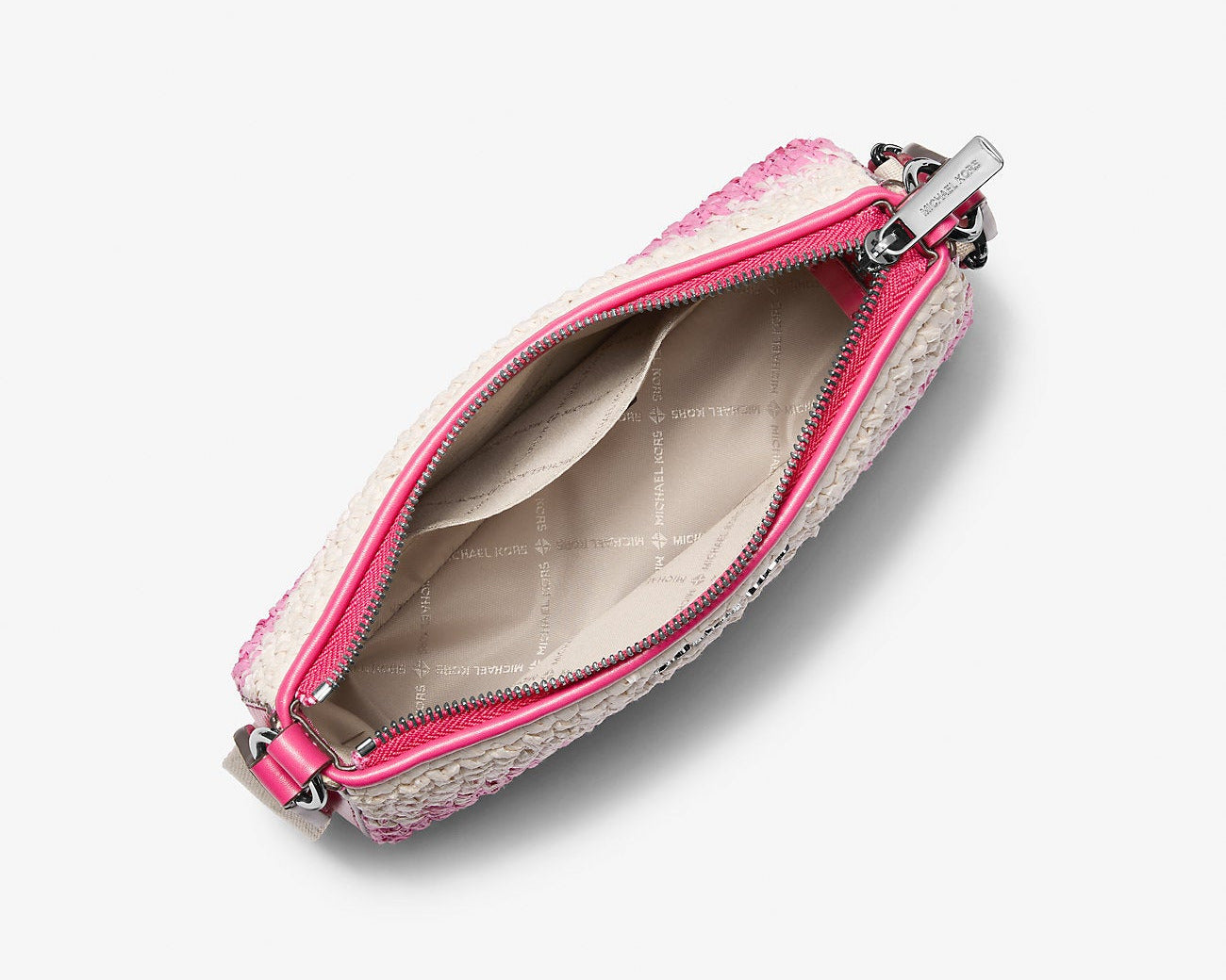 Jet Set Small Ombré Straw Crossbody Bag with Case for Apple Airpods Pro