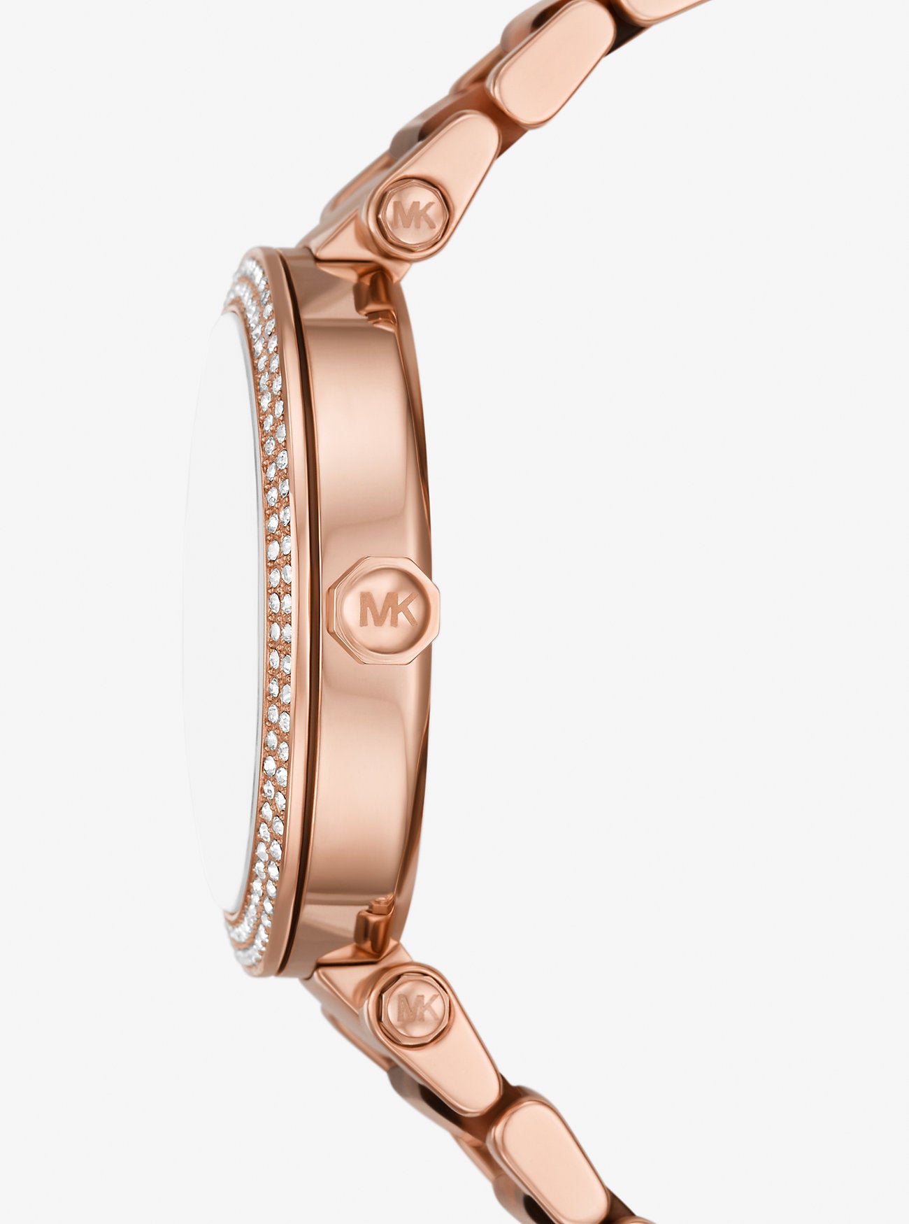 Parker Pavé Rose Gold-Tone and Acetate Watch