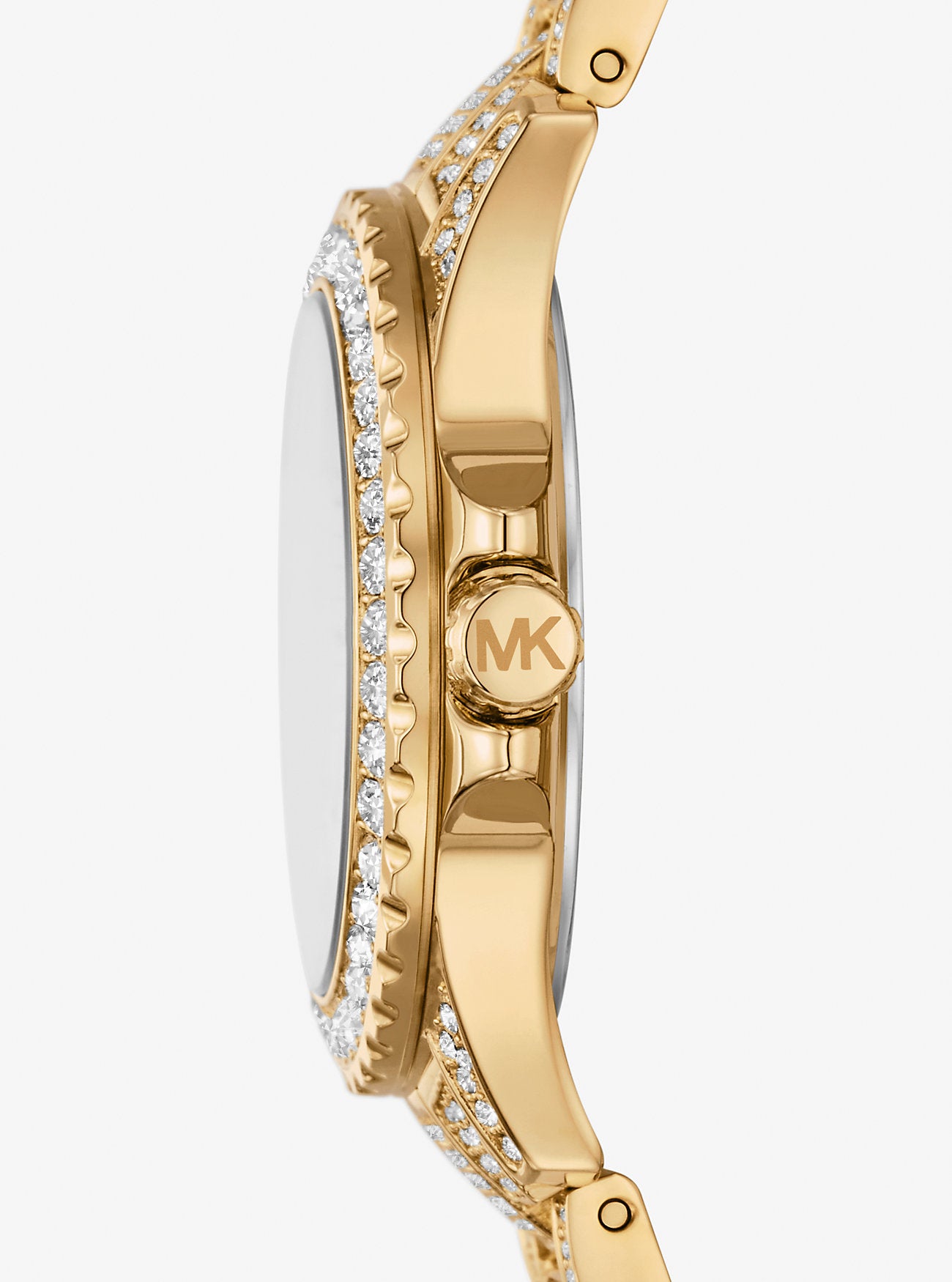 Mini Everest Pavé Gold-Tone Watch