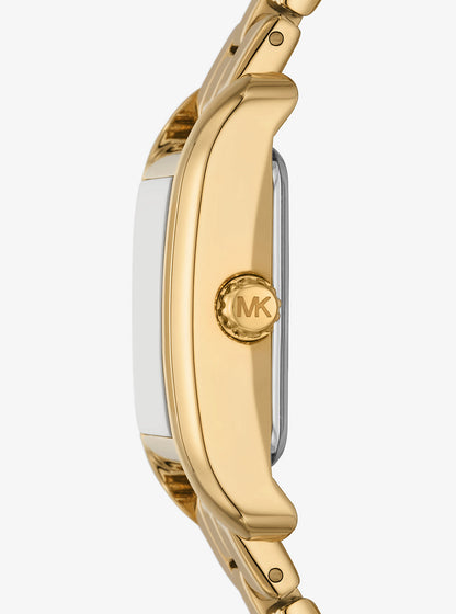 Mini Monroe Gold-Tone Watch and Jewelry Gift Set