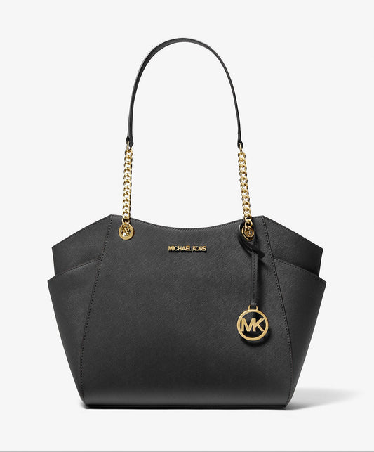 Jet Set Large Saffiano Leather Shoulder Bag