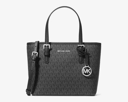 Jet Set Travel Extra-Small Logo Top-Zip Tote Bag