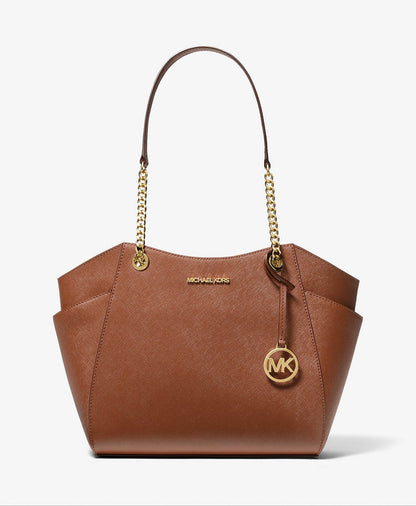 Jet Set Large Saffiano Leather Shoulder Bag