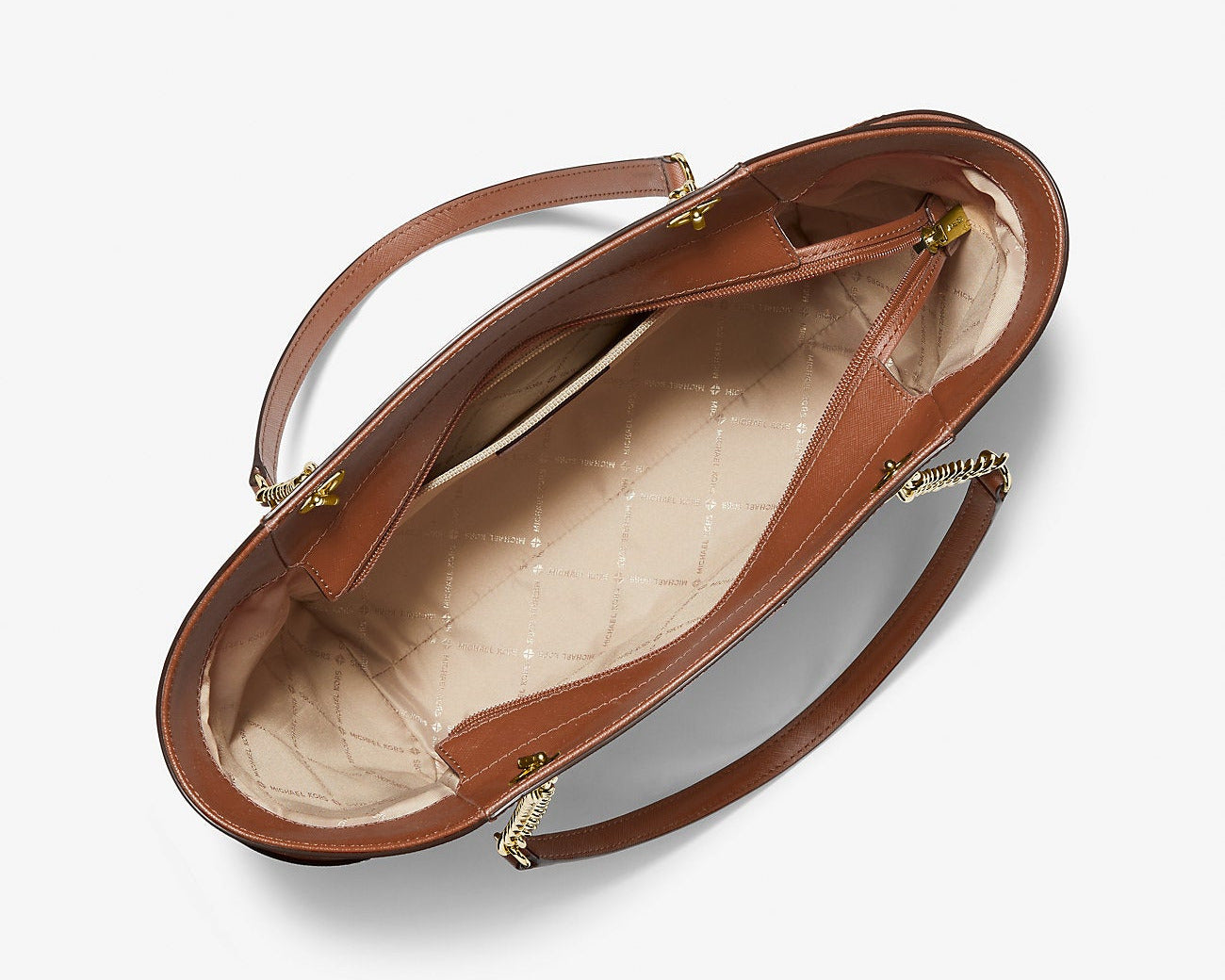 Jet Set Large Saffiano Leather Shoulder Bag