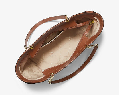 Jet Set Large Saffiano Leather Shoulder Bag