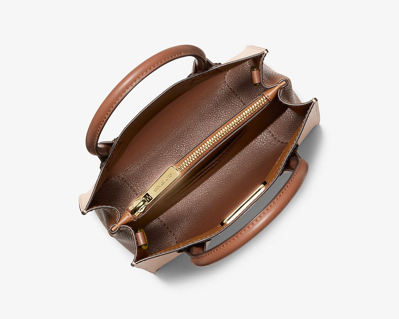 Mercer Medium Two-Tone Pebbled Leather Crossbody Bag