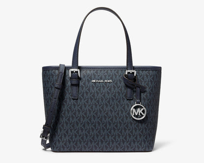 Jet Set Travel Extra-Small Logo Top-Zip Tote Bag