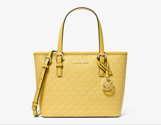 Jet Set Travel Extra-Small Logo Top-Zip Tote Bag