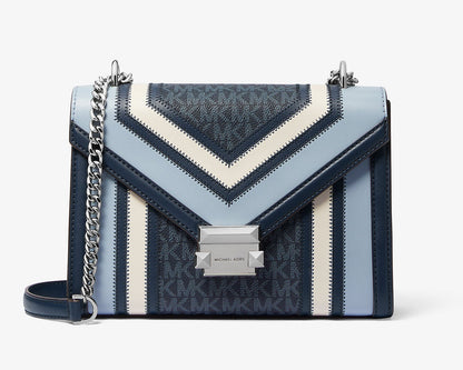 Whitney Medium Color-Block Shoulder Bag