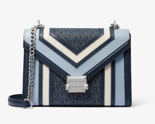 Whitney Medium Color-Block Shoulder Bag