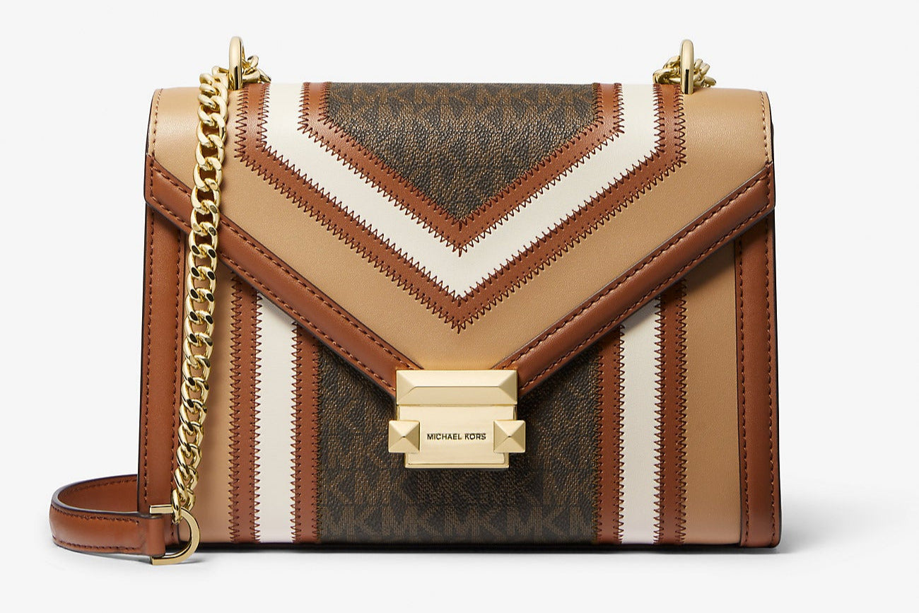 Whitney Medium Color-Block Shoulder Bag